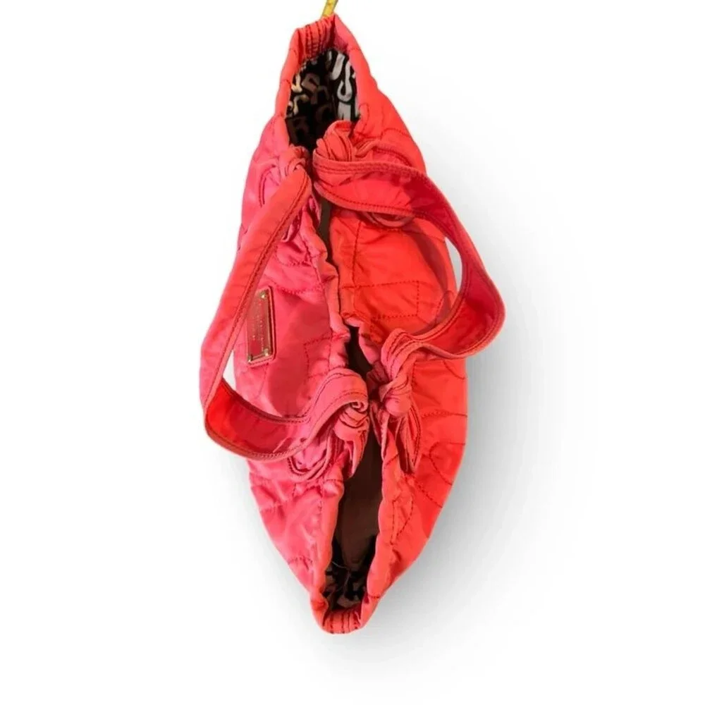 Authentic Marc by Marc Jacobs Pretty Nylon Medium Tate Tote - Hot Pink